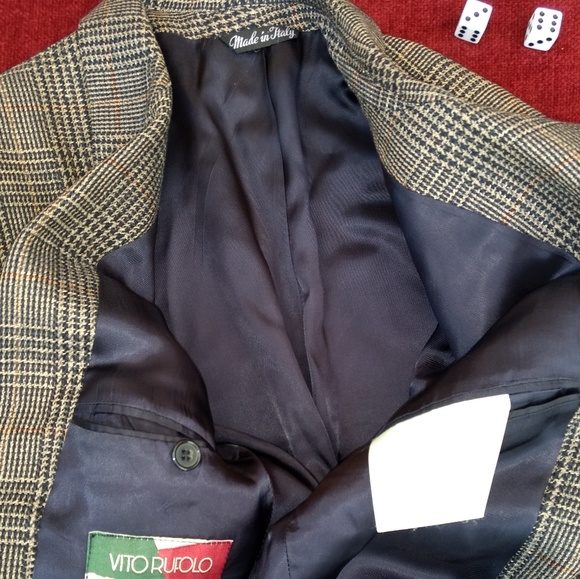 EUC Italian Vito Rufolo Wool /Silk /Cashmere - Picture 2 of 7
